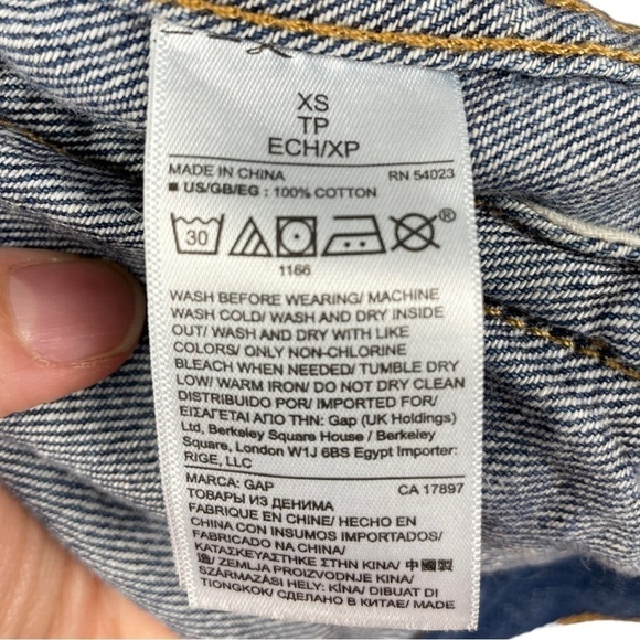 Gap x Pendleton Plaid Panel Denim Jacket Size - Picture 7 of 8